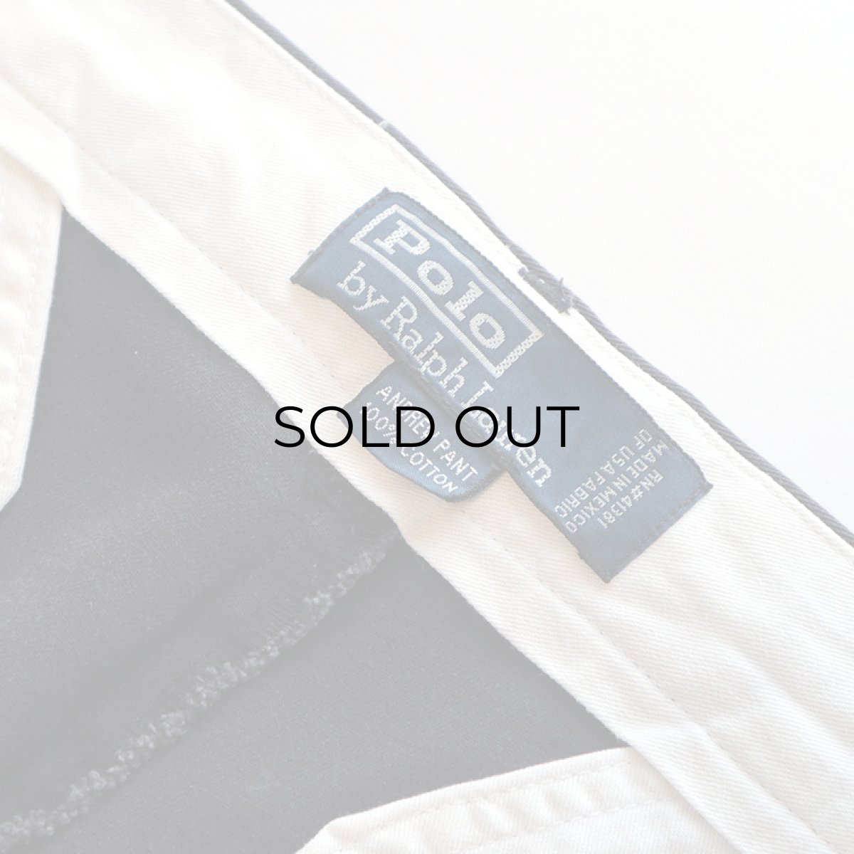 画像8: Polo by Ralph Lauren "POLO CHINO" COTTON TWILL TUCK PANTS (8)