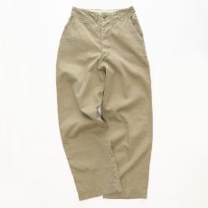 画像1: 〜50's US ARMY M-45 KHAKI COTTON TROUSERS【W27 程度】 (1)