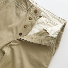 画像3: 〜50's US ARMY M-45 KHAKI COTTON TROUSERS【W27 程度】 (3)