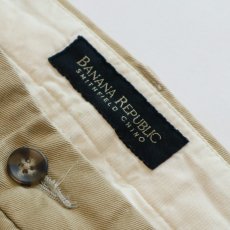 画像7: OLD BANANA REPUBLIC COTTON TWILL TUCK PANTS (7)