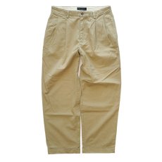 画像1: OLD BANANA REPUBLIC COTTON TWILL TUCK PANTS (1)