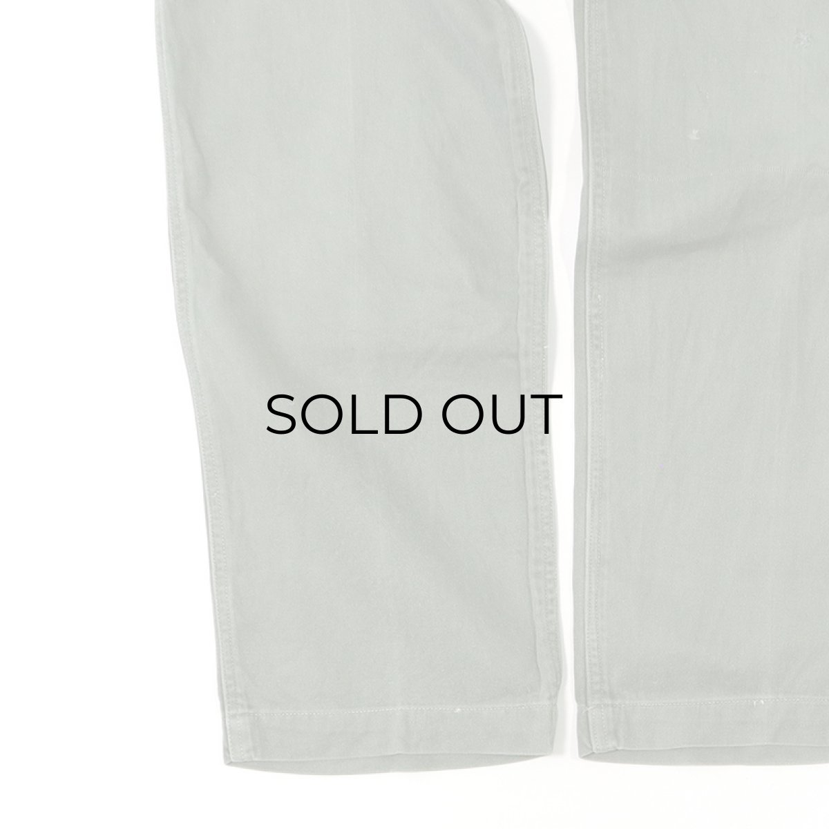 画像5: 60's-70's US ARMY COTTON SATEEN UTILITY BAKER PANTS 【W30 程度】 (5)