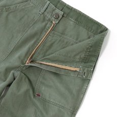 画像4: 60's-70's US ARMY COTTON SATEEN UTILITY BAKER PANTS 【W30 程度】 (4)