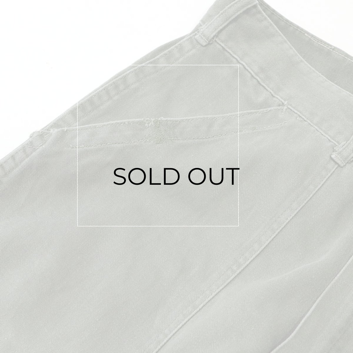 画像10: 60's-70's US ARMY COTTON SATEEN UTILITY BAKER PANTS 【W30 程度】 (10)