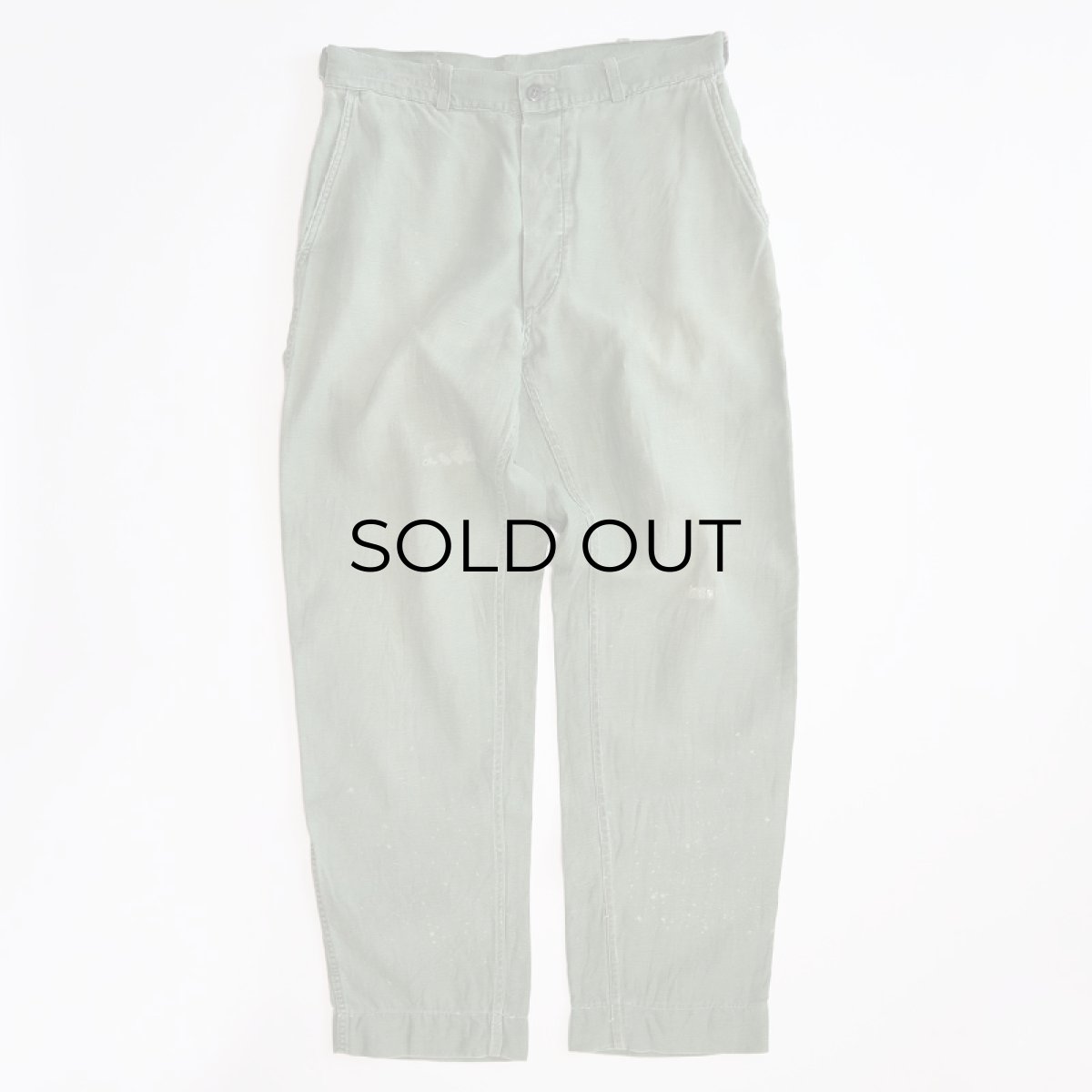 画像2: 50's-60's US MARINE CORPS P-58 COTTON SATEEN UTILITY PANTS (2)