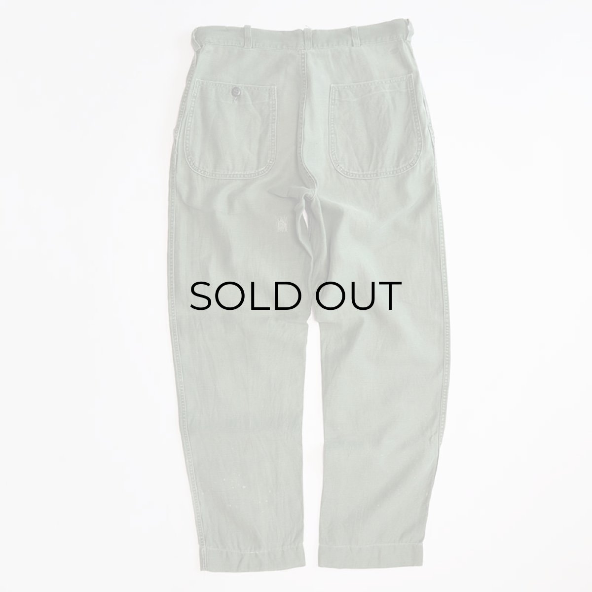 画像4: 50's-60's US MARINE CORPS P-58 COTTON SATEEN UTILITY PANTS (4)