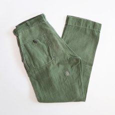 画像1: 50's-60's US MARINE CORPS P-58 COTTON SATEEN UTILITY PANTS (1)