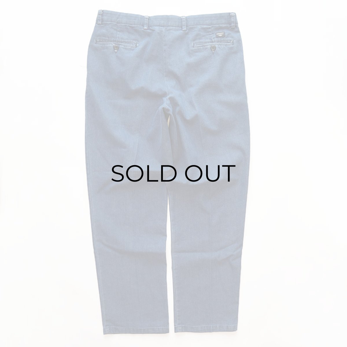 画像3: DOCKERS COTTON POLYESTER DENIM TUCK PANTS 【W36 程度】 (3)