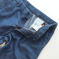 画像4: DOCKERS COTTON POLYESTER DENIM TUCK PANTS 【W36 程度】 (4)