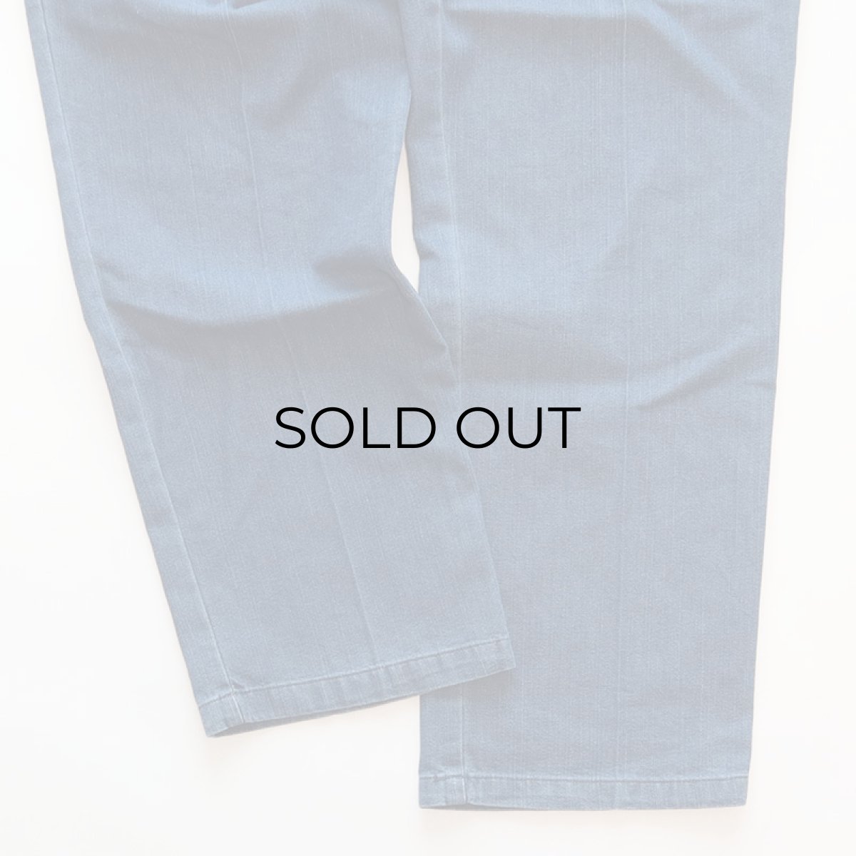 画像5: DOCKERS COTTON POLYESTER DENIM TUCK PANTS 【W36 程度】 (5)