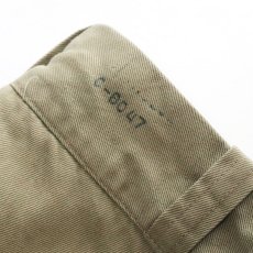 画像6: 〜60's US ARMY COTTON KHAKI TROUSERS【W29 程度】 (6)