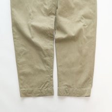 画像4: 〜60's US ARMY COTTON KHAKI TROUSERS【W29 程度】 (4)