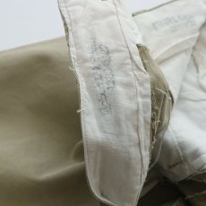 画像8: 〜60's US ARMY COTTON KHAKI TROUSERS【W32 程度】 (8)