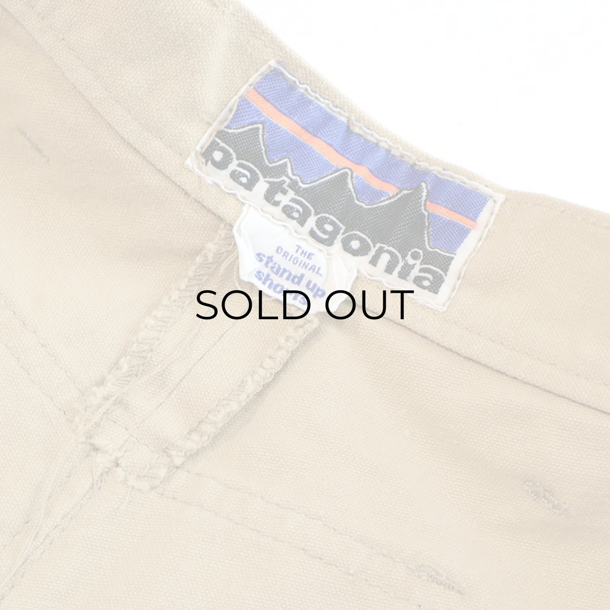 画像7: 70's Patagonia COTTON CANVAS STAND UP SHORTS "WHITE TAG"【W33 程度】 (7)