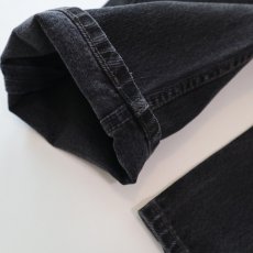 画像7: LEVI'S 501 BLACK DENIM PANTS "made in USA" 【W34程度】 (7)