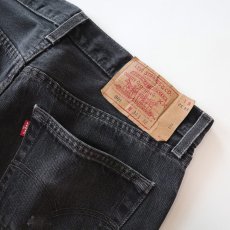 画像9: LEVI'S 501 BLACK DENIM PANTS "made in USA" 【W34程度】 (9)