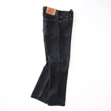 画像3: LEVI'S 501 BLACK DENIM PANTS "made in USA" 【W34程度】 (3)