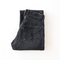 画像1: LEVI'S 501 BLACK DENIM PANTS "made in USA" 【W27程度】 (1)