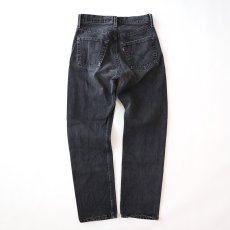 画像4: LEVI'S 501 BLACK DENIM PANTS "made in USA" 【W27程度】 (4)