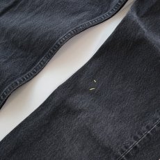 画像8: LEVI'S 501 BLACK DENIM PANTS "made in USA" 【W27程度】 (8)