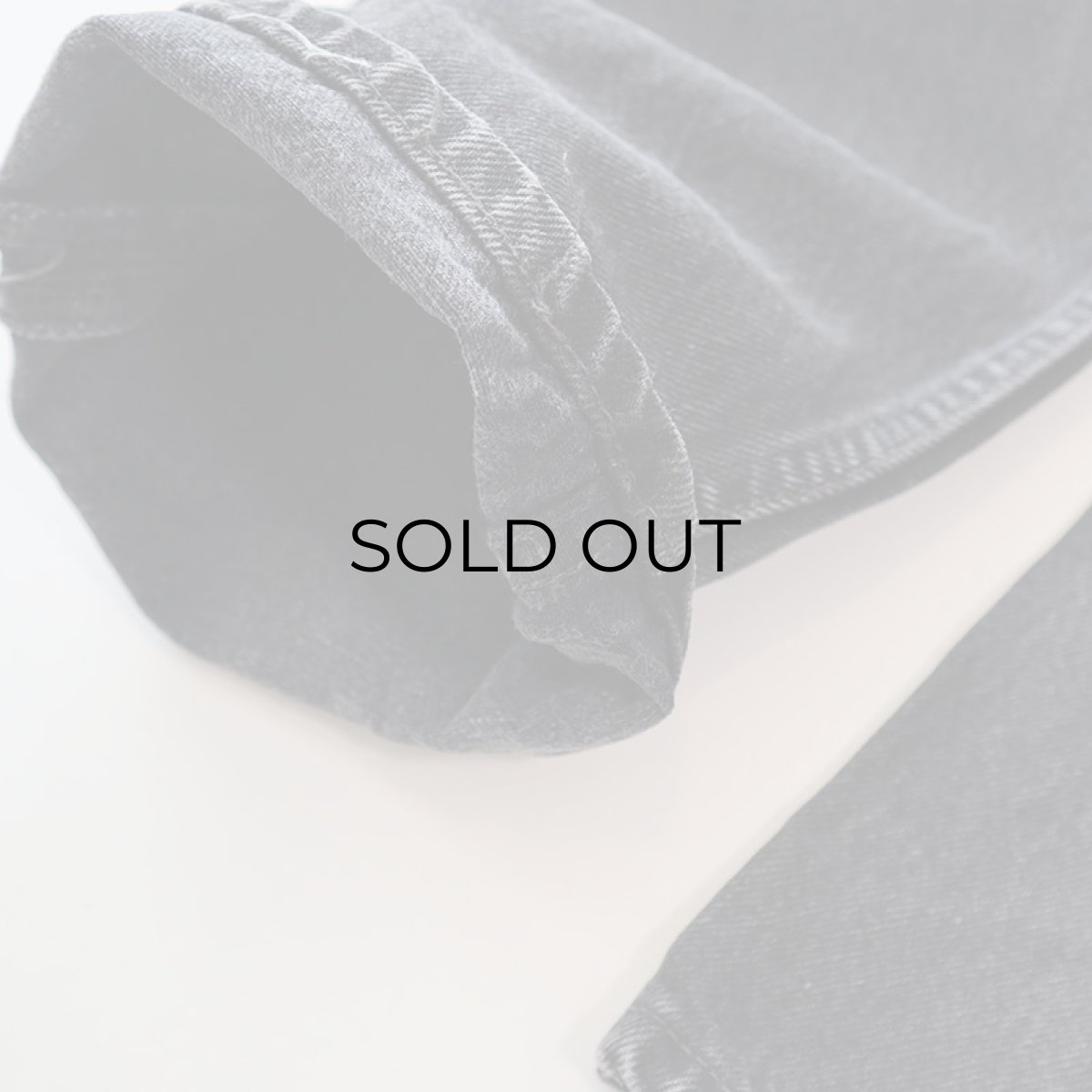 画像9: LEVI'S 501 BLACK DENIM PANTS "made in USA" 【W27程度】 (9)