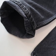 画像9: LEVI'S 501 BLACK DENIM PANTS "made in USA" 【W27程度】 (9)