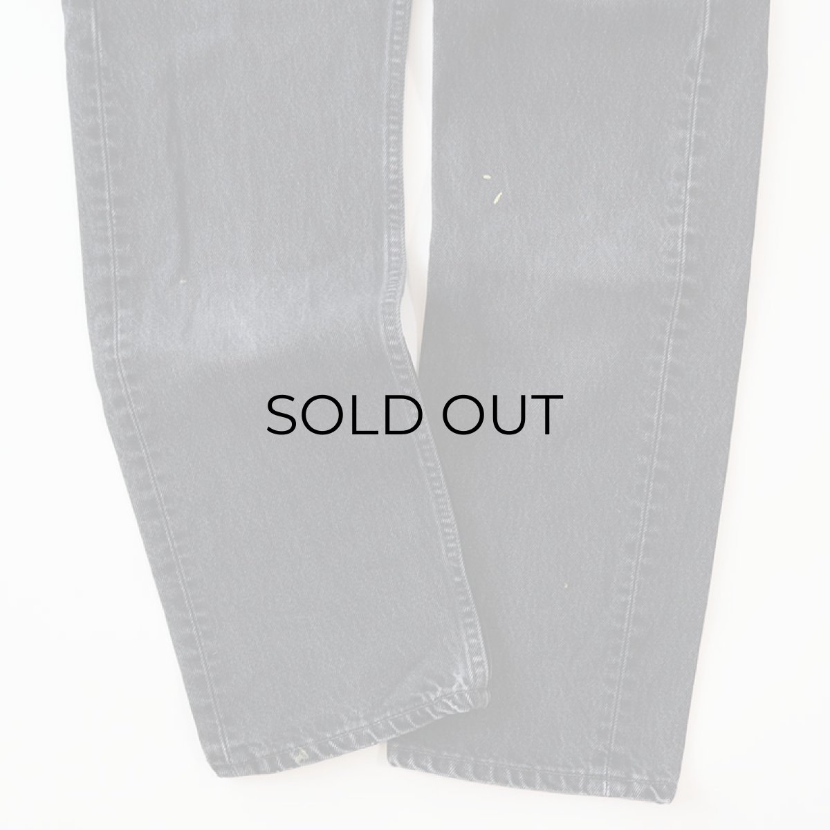 画像6: LEVI'S 501 BLACK DENIM PANTS "made in USA" 【W27程度】 (6)