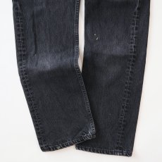 画像6: LEVI'S 501 BLACK DENIM PANTS "made in USA" 【W27程度】 (6)