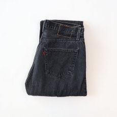 画像1: LEVI'S 501 BLACK DENIM PANTS "made in USA" 【W32程度】 (1)