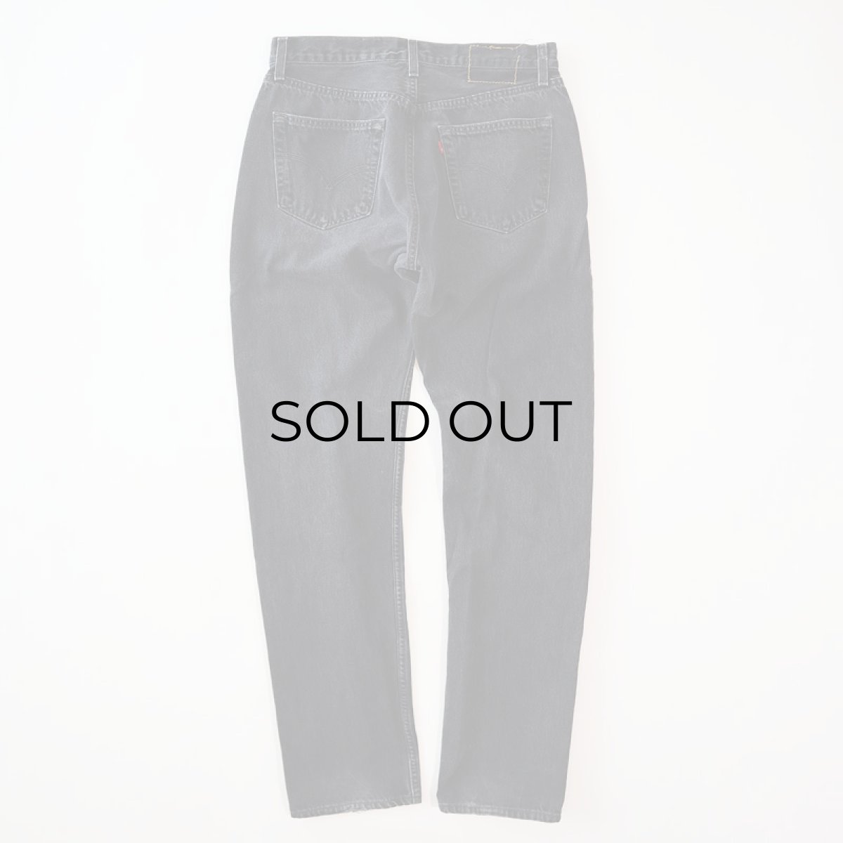画像4: LEVI'S 501 BLACK DENIM PANTS "made in USA" 【W32程度】 (4)