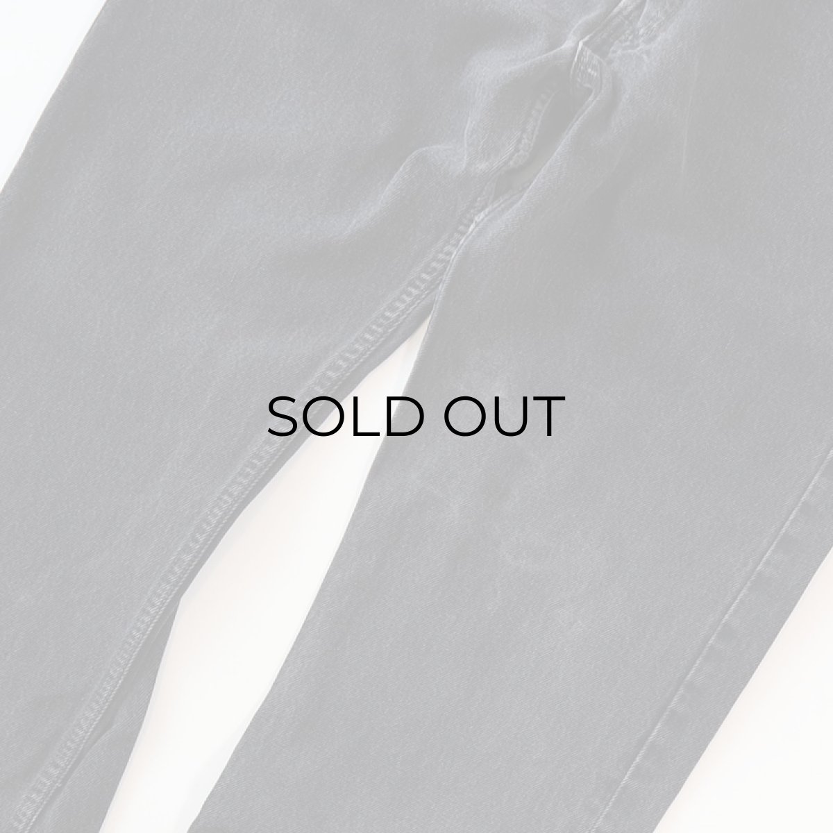 画像9: LEVI'S 501 BLACK DENIM PANTS "made in USA" 【W32程度】 (9)