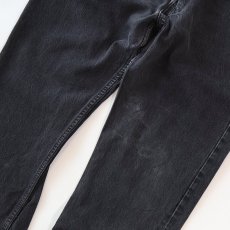 画像9: LEVI'S 501 BLACK DENIM PANTS "made in USA" 【W32程度】 (9)