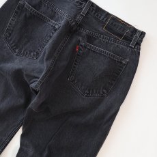 画像7: LEVI'S 501 BLACK DENIM PANTS "made in USA" 【W32程度】 (7)