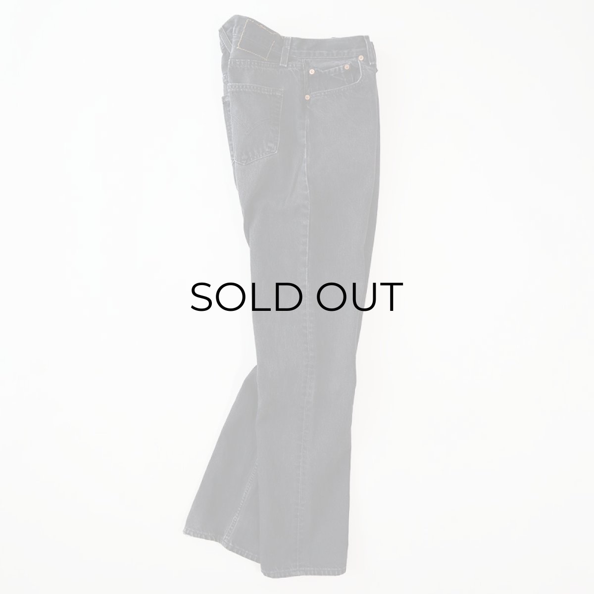 画像3: LEVI'S 501 BLACK DENIM PANTS "made in USA" 【W32程度】 (3)