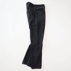 画像3: LEVI'S 501 BLACK DENIM PANTS "made in USA" 【W32程度】 (3)