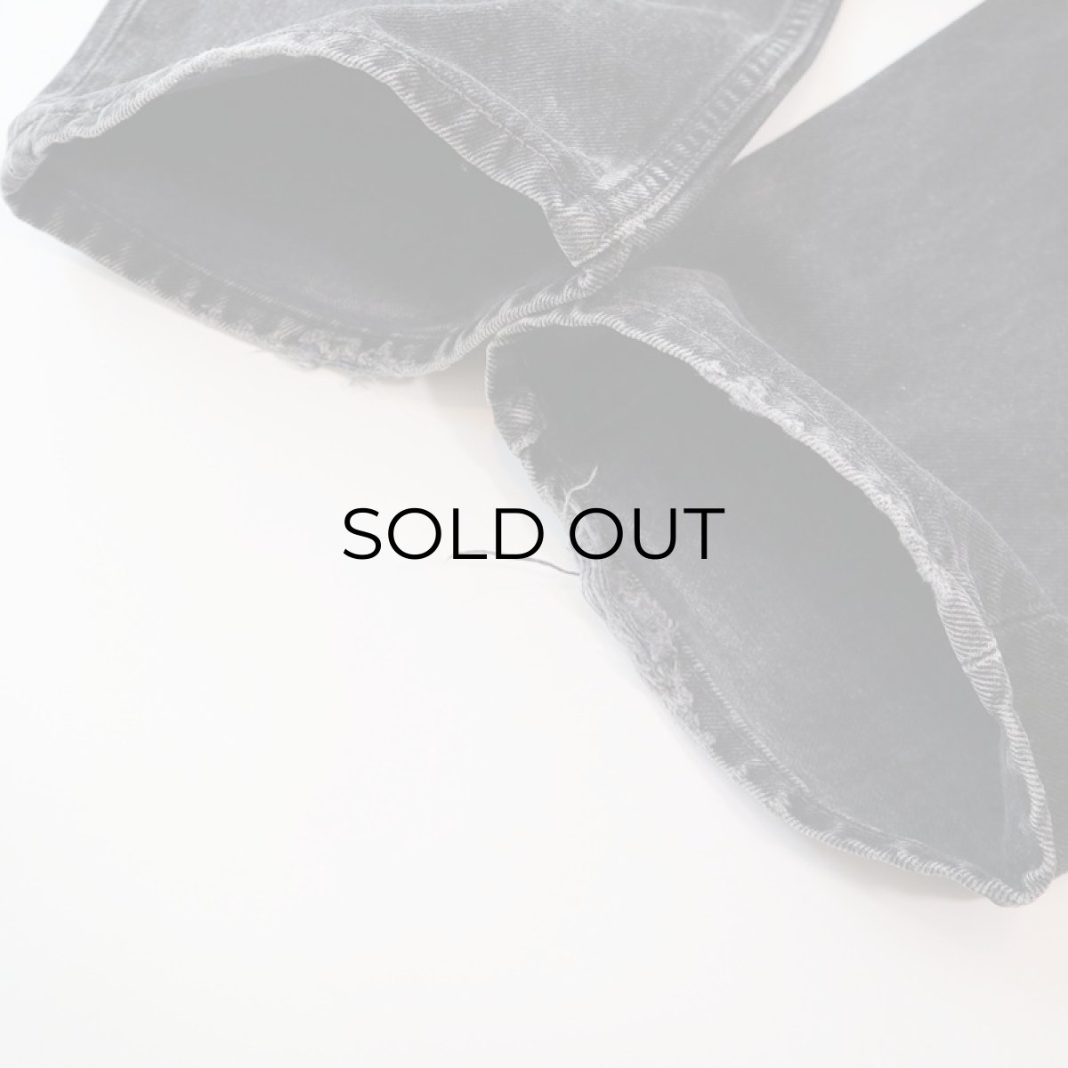 画像10: LEVI'S 501 BLACK DENIM PANTS "made in USA" 【W33程度】 (10)