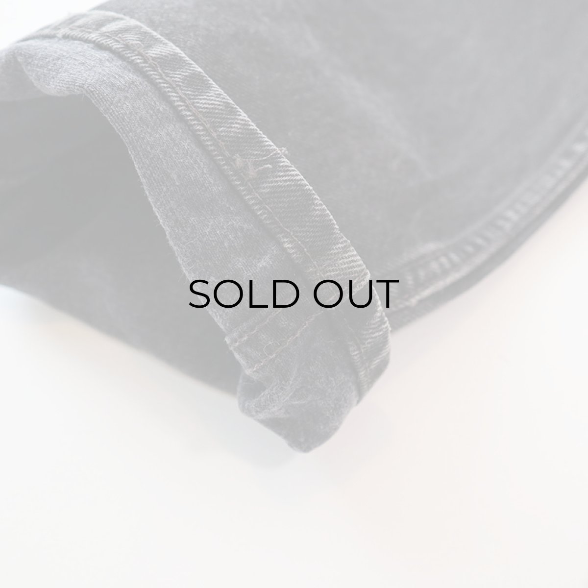 画像8: LEVI'S 501 BLACK DENIM PANTS "made in USA" 【W33程度】 (8)