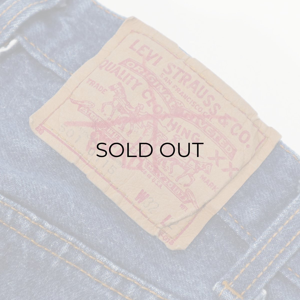 画像9: 80's LEVI'S 501 DENIM PANTS "INSEAM SINGLE" "made in USA" 【W32 程度】 (9)