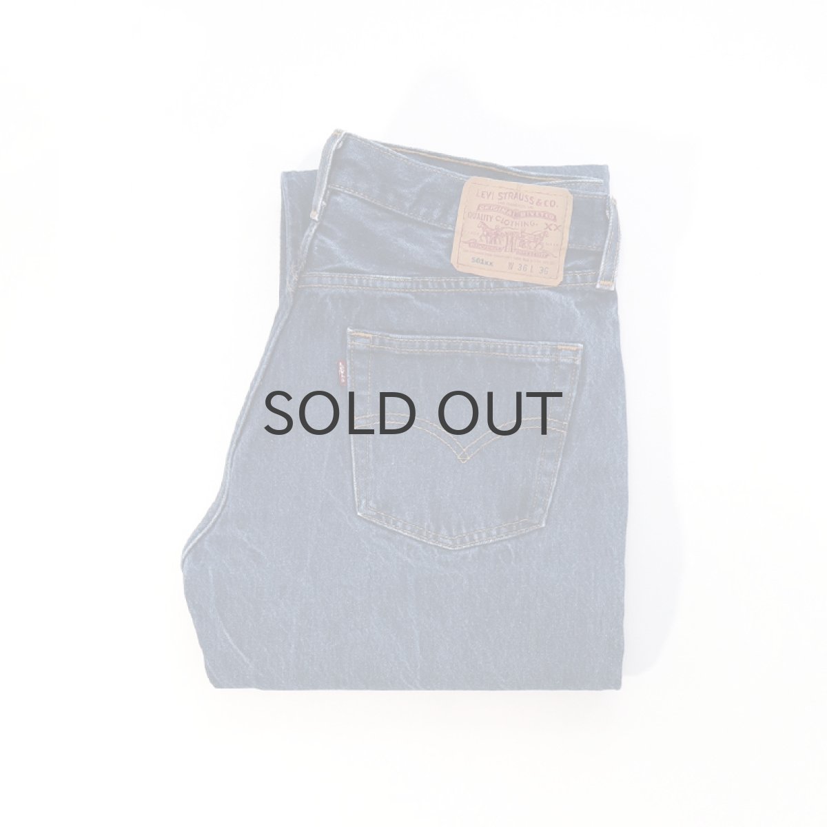 画像1: LEVI'S 501 DENIM PANTS "made in USA" 【W35 程度】 (1)