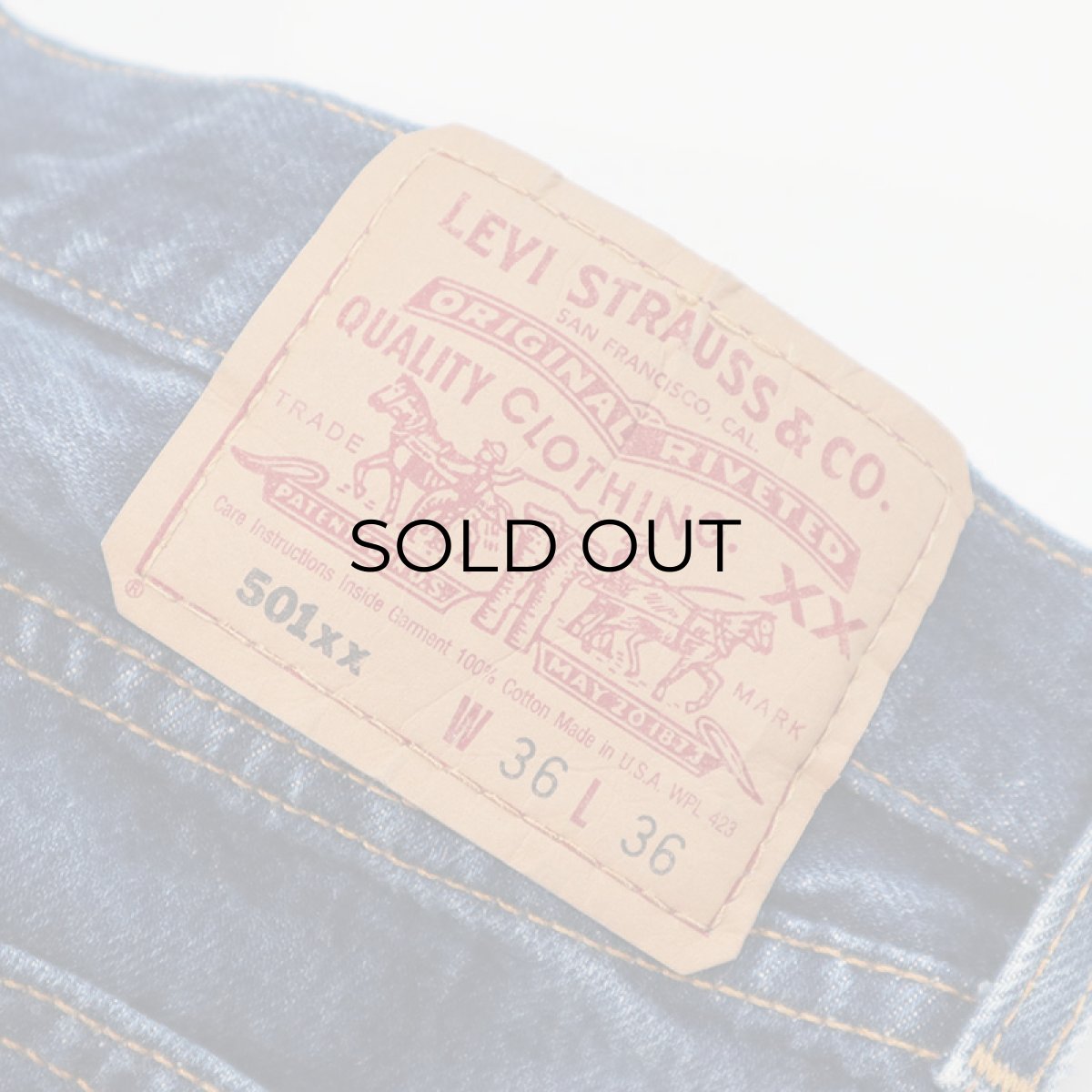 画像8: LEVI'S 501 DENIM PANTS "made in USA" 【W35 程度】 (8)