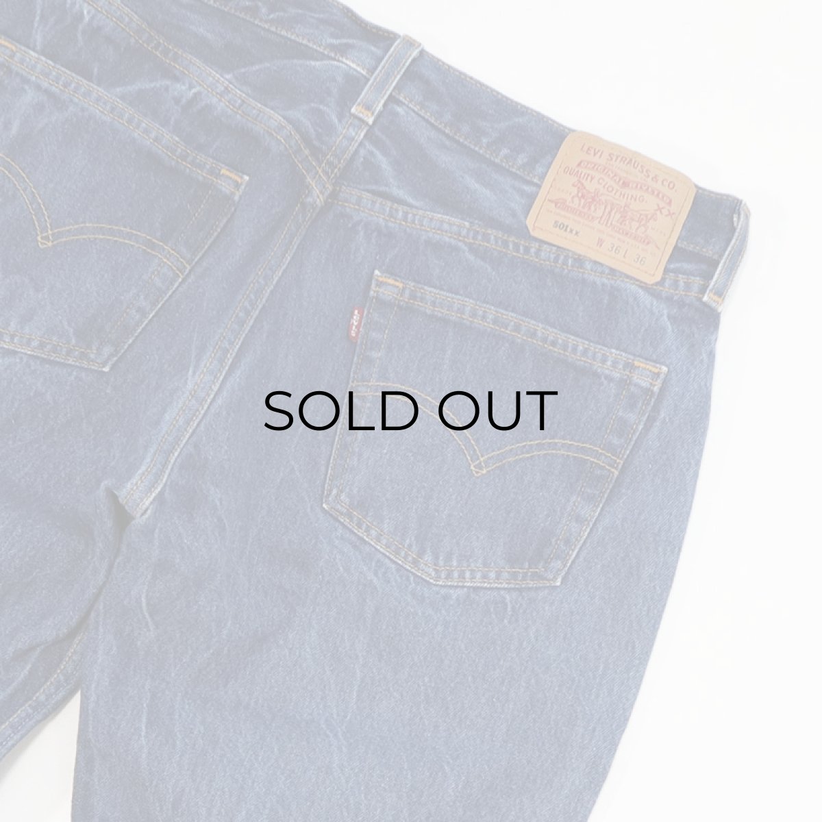 画像7: LEVI'S 501 DENIM PANTS "made in USA" 【W35 程度】 (7)