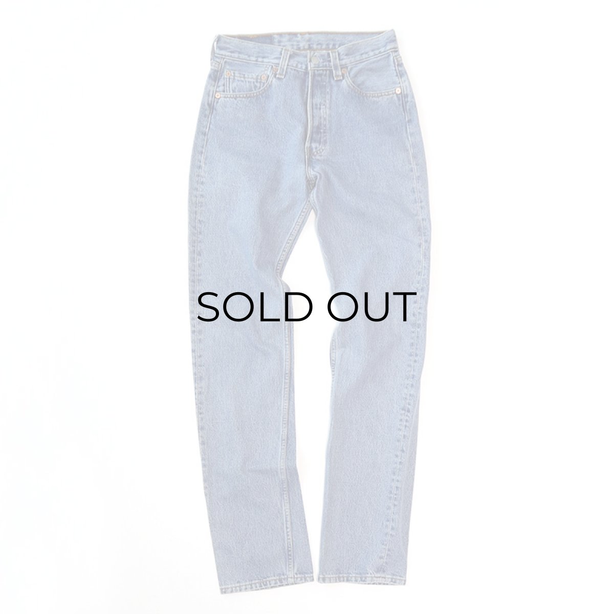 画像2: LEVI'S 501 DENIM PANTS "made in USA" 【W28 程度】 (2)