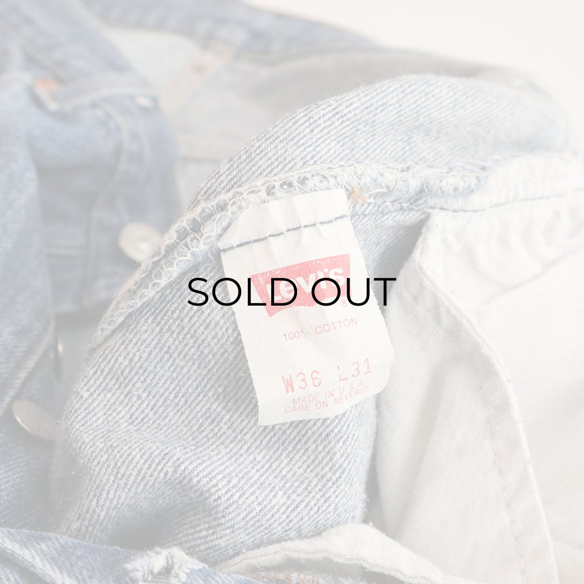 画像11: LEVI'S 501 DENIM PANTS "made in USA" 【W35 x L29 程度】 (11)
