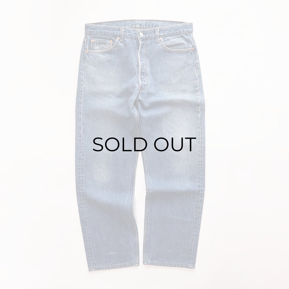画像2: LEVI'S 501 DENIM PANTS "made in USA" 【W35 x L29 程度】 (2)