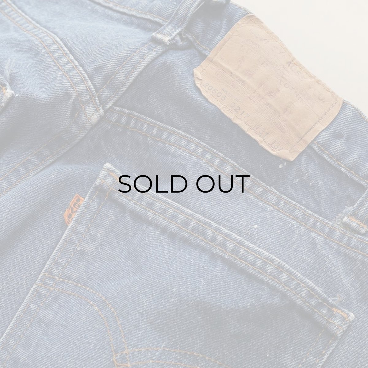 画像10: 80's LEVI'S 505 DENIM PANTS "made in USA" 【W30 程度】 (10)
