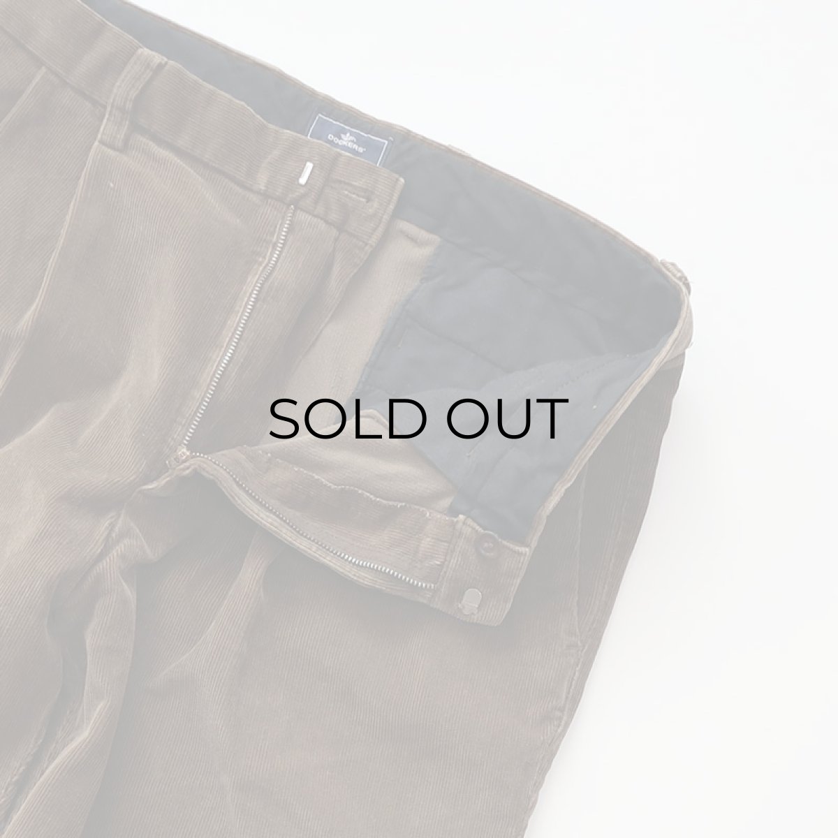 画像4: DOCKERS COTTON CORDUROY TUCK PANTS【W34 x L30 程度】 (4)