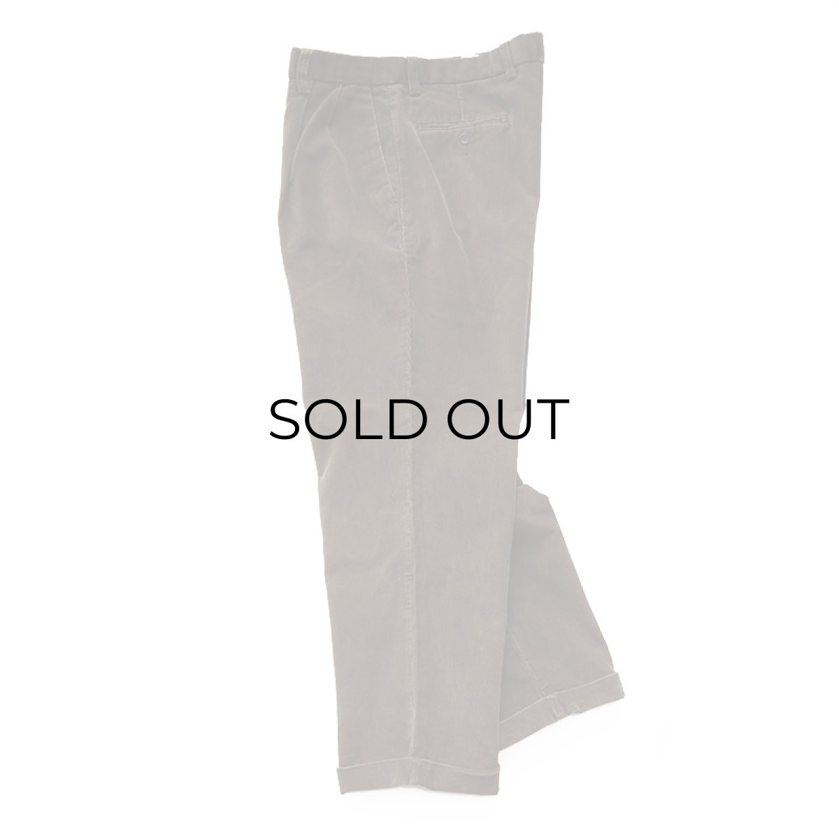 画像2: DOCKERS COTTON CORDUROY TUCK PANTS【W34 x L30 程度】 (2)