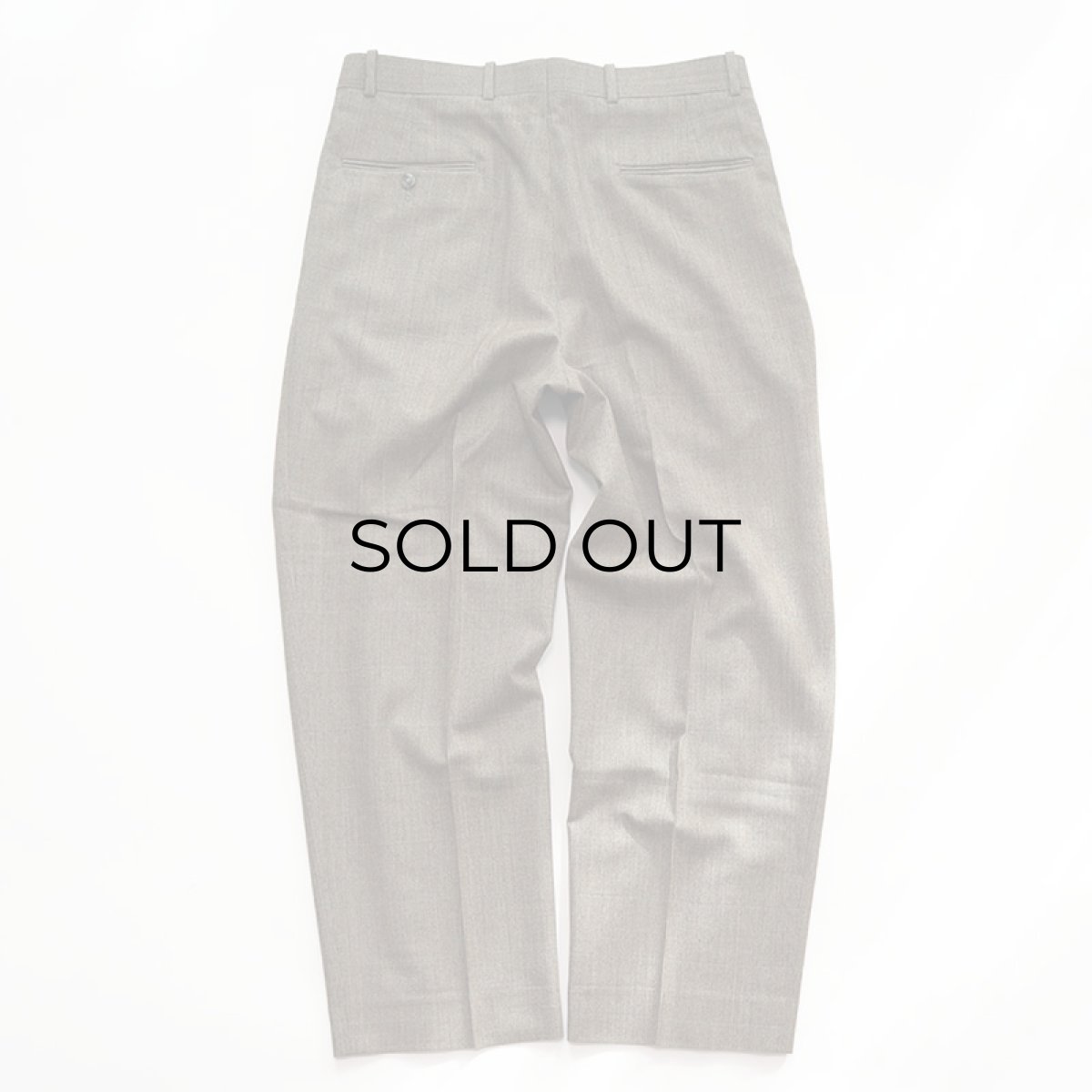 画像3: 90's nordstrom by Clifford Ltd. WOOL CHECK TUCK SLACKS 【W34 x L28.5 程度】 (3)