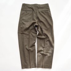 画像3: 90's nordstrom by Clifford Ltd. WOOL CHECK TUCK SLACKS 【W34 x L28.5 程度】 (3)