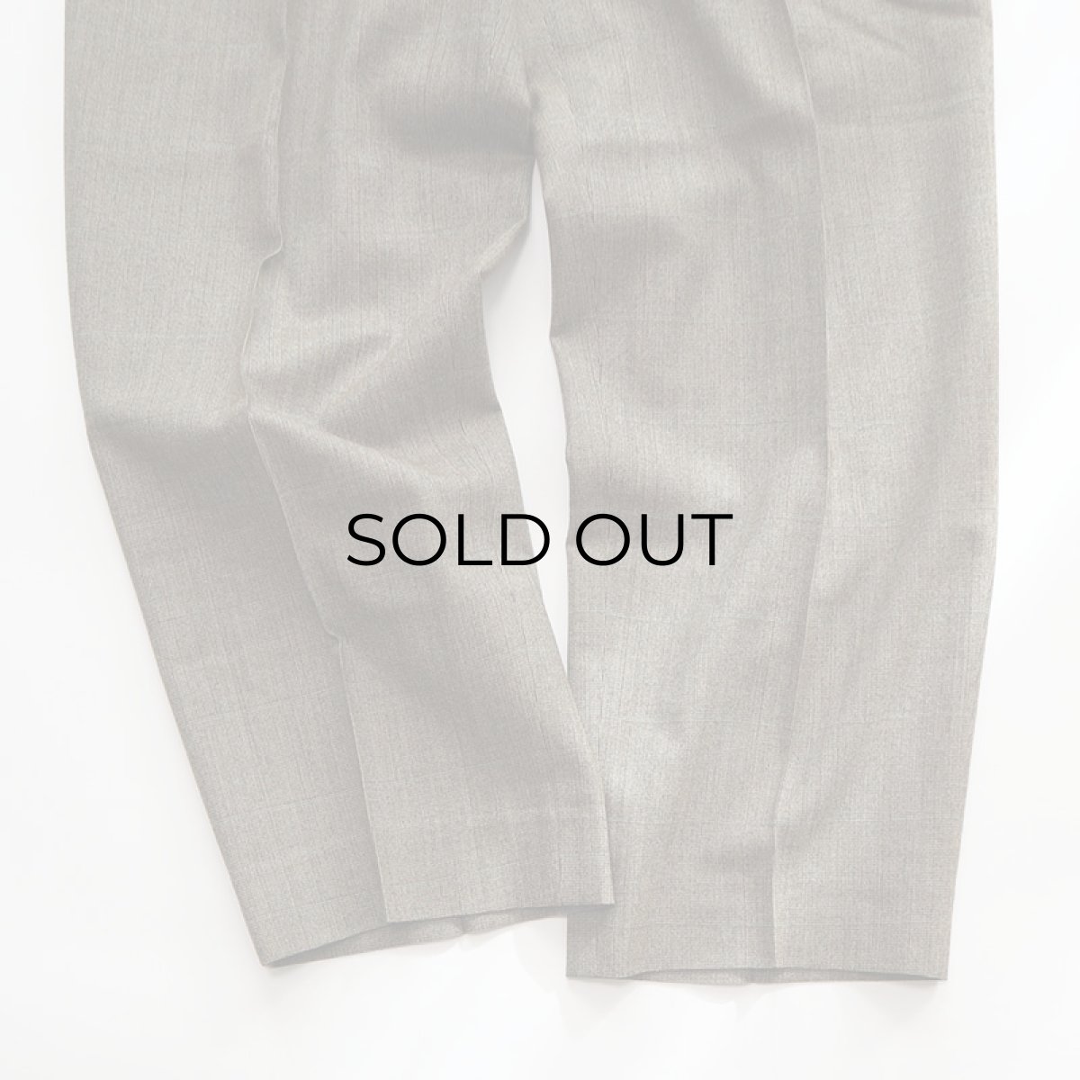 画像5: 90's nordstrom by Clifford Ltd. WOOL CHECK TUCK SLACKS 【W34 x L28.5 程度】 (5)